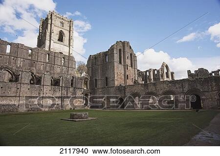 Fountains Abbey; Aldfield North Yorkshire England View Large Photo Image Stock Image - Fountains Abbey; Aldfield North Yorkshire England. Fotosearch