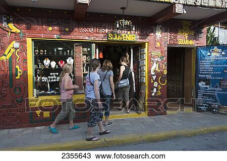 Four Girls Enter A Souvenir Shop; Copan, Honduras View Large Photo Image Stock Image - Four Girls Enter A Souvenir Shop; Copan, Honduras. Fotosearch