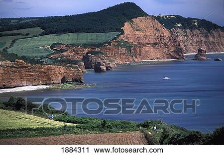 Four People Walking Along Coastal Path View Large Photo Image Stock Image - Four People Walking Along Coastal Path. Fotosearch