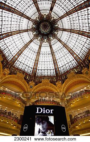 France, Boulevard Haussmann; Paris, Grand interior dome of Galeries Lafayette department store View Large Photo Image Stock Image - France, Boulevard Haussmann; Paris, Grand interior dome of Galeries Lafayette department store. Fotosearch