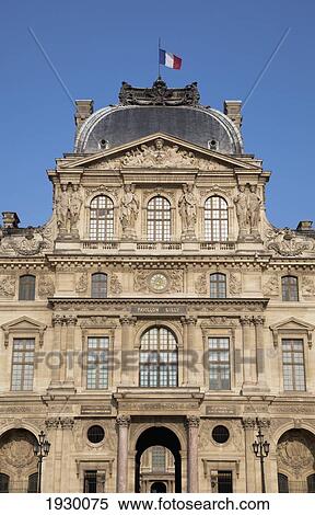 Stock Photography - France, Facade of Louvre Museum; Paris. Fotosearch