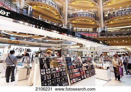 Stock Image - France, Galeries Lafayettes; Paris. Fotosearch