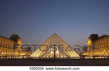 France, Glass pyramid of Louvre Museum; Paris View Large Photo Image Picture - France, Glass pyramid of Louvre Museum; Paris. Fotosearch