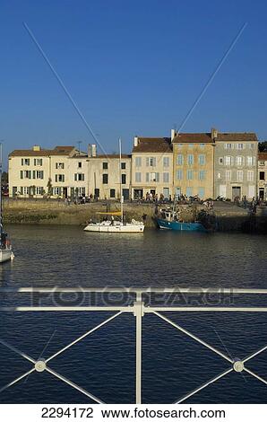 France, Harbour at Saint Martin-de-Re on Ile de Re; Poitou-Charentes View Large Photo Image Stock Image - France, Harbour at Saint Martin-de-Re on Ile de Re; Poitou-Charentes. Fotosearch
