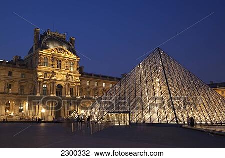 Stock Image - France, Louvre Museum; Paris. Fotosearch
