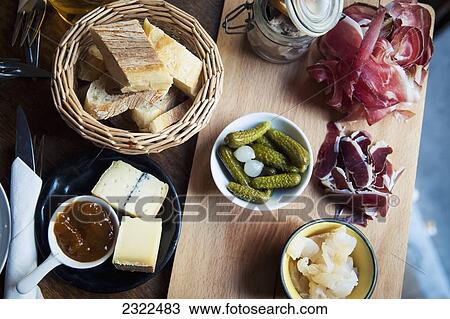 Stock Image - France, Montmartre; Paris, Local delicatessen. Fotosearch
