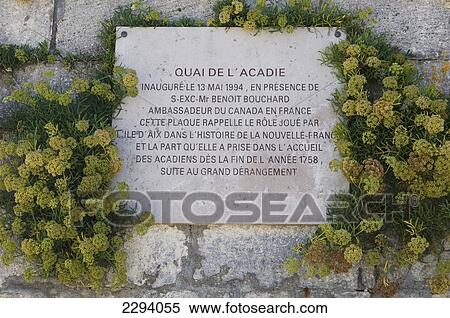Stock Photography - France, Poitou-Charentes, Plate Wharf Acadia d'Aix Island; Charente-Maritime. Fotosearch