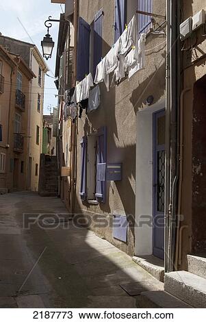 Stock Image - France, Provence, Old Town District; Cannes. Fotosearch