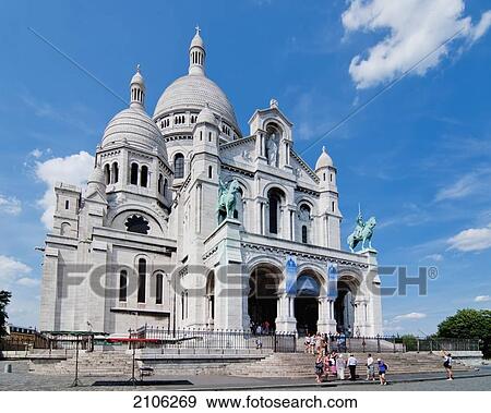 Stock Photo - France, Sacre Couer; Paris. Fotosearch