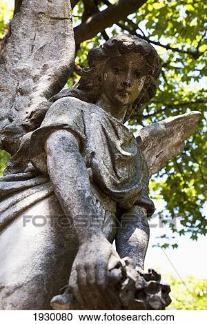 France, Statue of angel at Pere Lachaise Cemetery; Paris View Large Photo Image Stock Image - France, Statue of angel at Pere Lachaise Cemetery; Paris. Fotosearch