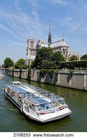 France, View of Seine river and Notre Dame; Paris View Large Photo Image Stock Image - France, View of Seine river and Notre Dame; Paris. Fotosearch