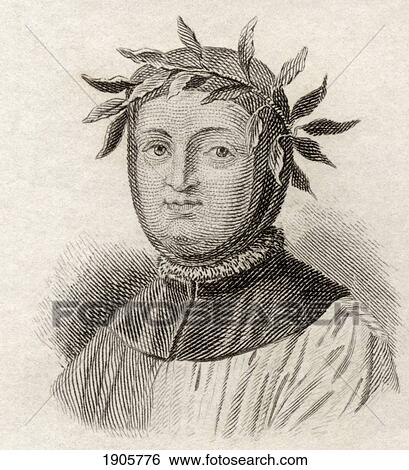 Francesco Petrarca, 1304 To 1374. Italian Scholar, Poet And Renaissance Humanist. From Crabb's Historical Dictionary Published 1825. View Large Photo Image Stock Photograph - Francesco Petrarca, 1304 To 1374. Italian Scholar, Poet And Renaissance Humanist. From Crabb's Historical Dictionary Published 1825.. Fotosearch
