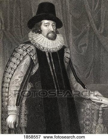 Stock Photo - Francis Bacon Viscount St. Alban, 1561-1626. English Lawyer, Statesman And Philosopher. From The Book ÃƒÂ¢Ã¢â€šÂ¬Ã…â€œLodgeÃƒÂ¢Ã¢â€šÂ¬Ã¢â€žÂ¢S British PortraitsÃƒÂ¢Ã¢â€šÂ¬Ã‚Â Published London 1823.. Fotosearch