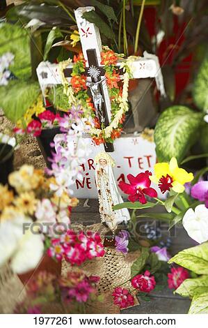 French Polynesia, Tahiti, Maupiti, Family's Home Grave Site. View Large Photo Image Stock Image - French Polynesia, Tahiti, Maupiti, Family's Home Grave Site.. Fotosearch