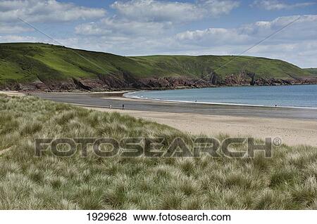 Freshwater East. One of the most beautiful beaches in Britain. Pembrokeshire. Wales. Cymru. UK. United Kingdom. View Large Photo Image Stock Photo - Freshwater East. One of the most beautiful beaches in Britain. Pembrokeshire. Wales. Cymru. UK. United Kingdom.. Fotosearch