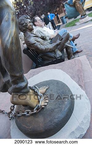 Stock Image - Friday Night Canyon Road Gallery Walk In Santa Fe, New Mexico, Usa. Fotosearch