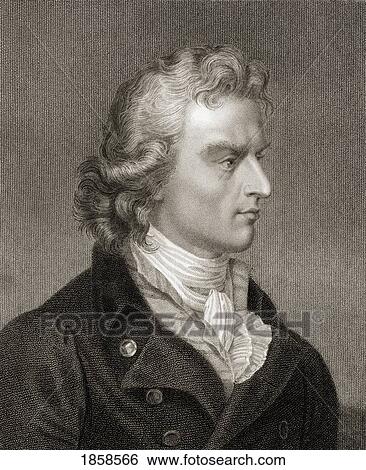 Stock Photograph - Friedrich Von Schiller 1759-1805. German Poet, Dramatist Philosopher & Historian. From The Book ÃƒÂ¢Ã¢â€šÂ¬Ã…â€œGallery Of PortraitsÃƒÂ¢Ã¢â€šÂ¬Ã‚Â Published London 1833. Fotosearch
