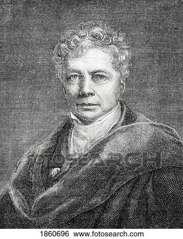 Stock Photograph - Friedrich Wilhelm Joseph Von Schelling 1775 To 1854 German Philosopher From 19Th Century Print. Fotosearch