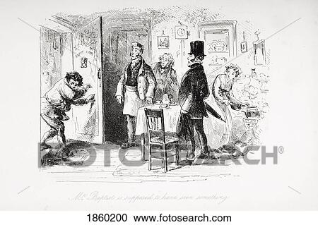 Stock Image - From The Charles Dickens Novel Little Dorrit.. Fotosearch