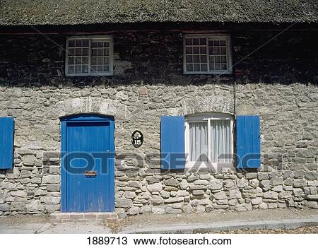 Front Of Thatched House View Large Photo Image Stock Image - Front Of Thatched House. Fotosearch