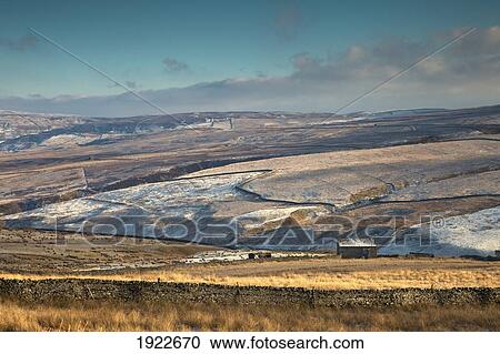 Frost On The Hills; Yorkshire Dales, England View Large Photo Image Stock Image - Frost On The Hills; Yorkshire Dales, England. Fotosearch