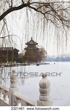 Frozen lake at Houhai Park; Beijing, China View Large Photo Image Stock Image - Frozen lake at Houhai Park; Beijing, China. Fotosearch
