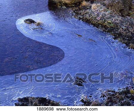 Frozen Lake, Close Up View Large Photo Image Stock Photo - Frozen Lake, Close Up. Fotosearch