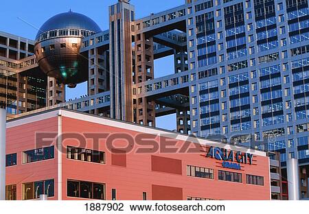 Fuji Tv Building Exterior At Tokyo Bay View Large Photo Image Stock Image - Fuji Tv Building Exterior At Tokyo Bay. Fotosearch