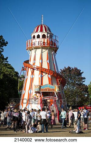 Fun Fair Tower At Lovebox Festival In Victoria Park, London, Uk View Large Photo Image Stock Image - Fun Fair Tower At Lovebox Festival In Victoria Park, London, Uk. Fotosearch