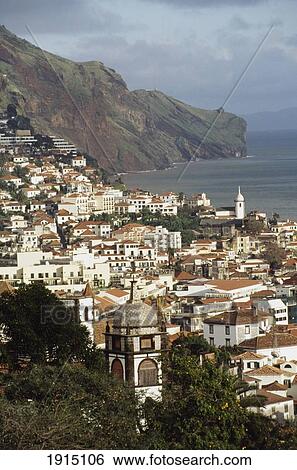 Funchal View Large Photo Image Stock Photograph - Funchal. Fotosearch