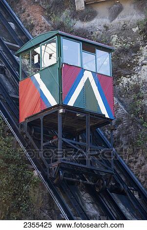 Funicular Elevator; Valparaiso, Chile View Large Photo Image Stock Photography - Funicular Elevator; Valparaiso, Chile. Fotosearch