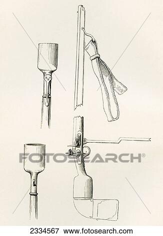 Stock Photo - Fusils With Locks For Projecting Grenades. From The British Army: It's Origins, Progress And Equipment, Published 1868.. Fotosearch
