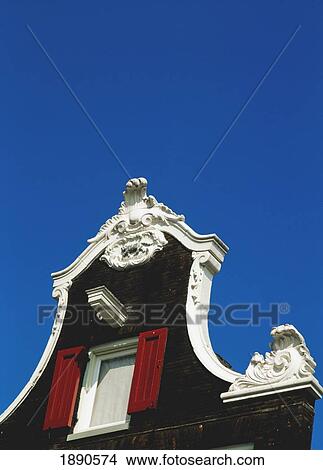 Gabled Roof, High Section View Large Photo Image Picture - Gabled Roof, High Section. Fotosearch
