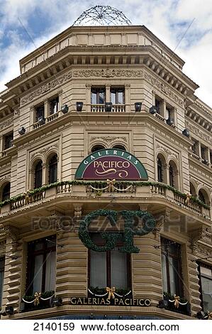 Galerias Pacifico Facade In Calle Florida, Retiro, Buenos Aires, Argentina View Large Photo Image Stock Photo - Galerias Pacifico Facade In Calle Florida, Retiro, Buenos Aires, Argentina. Fotosearch