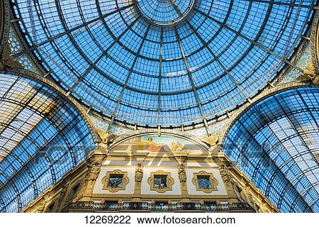 Galleria Vittorio Emanuele II; Milan, Lombardy, Italy View Large Photo Image Stock Image - Galleria Vittorio Emanuele II; Milan, Lombardy, Italy. Fotosearch