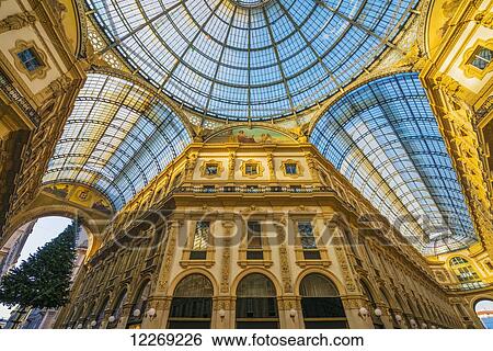 Galleria Vittorio Emanuele II; Milan, Lombardy, Italy View Large Photo Image Stock Photograph - Galleria Vittorio Emanuele II; Milan, Lombardy, Italy. Fotosearch