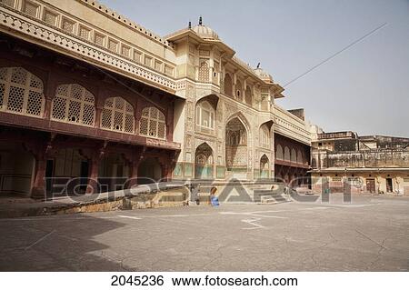 Stock Photograph - Ganesh Pole Gate, Amber Fort, Rajasthan, India. Fotosearch