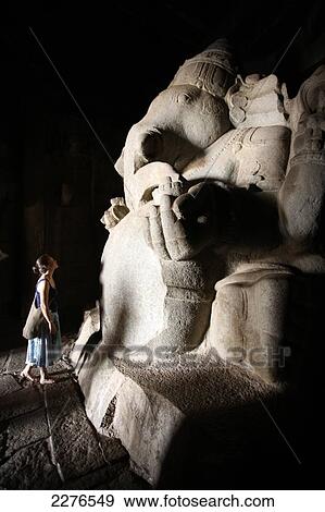 Ganesh statue in a cave; Hampi, Karnataka, India View Large Photo Image Stock Photo - Ganesh statue in a cave; Hampi, Karnataka, India. Fotosearch