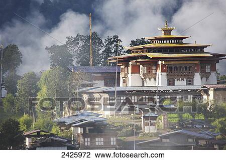 Gangteng monastery; Phobjika Valley, Bhutan View Large Photo Image Stock Image - Gangteng monastery; Phobjika Valley, Bhutan. Fotosearch