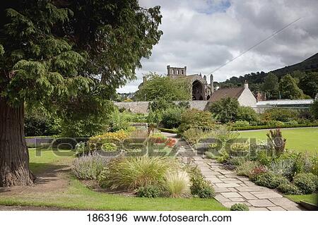 Garden, Melrose, Scottish Borders, Scotland View Large Photo Image Stock Photograph - Garden, Melrose, Scottish Borders, Scotland. Fotosearch