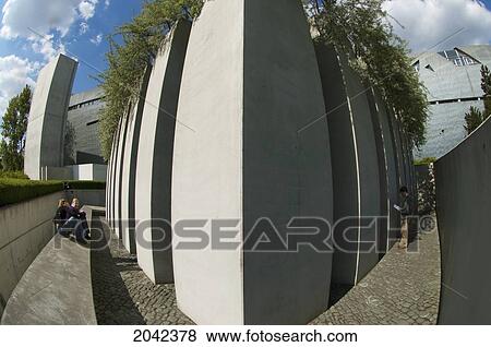 Garden Of Exile, Jewish Museum, Berlin, Germany View Large Photo Image Stock Photo - Garden Of Exile, Jewish Museum, Berlin, Germany. Fotosearch