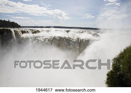 Stock Photo - Garganta del Diablo (Devil's Throat), Iguazu Falls, Misiones, Argentina. Fotosearch