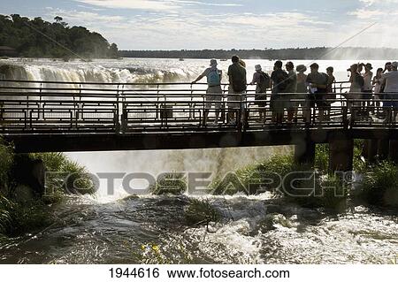 Stock Photograph - Garganta del Diablo (Devil's Throat), Iguazu Falls, Misiones, Argentina. Fotosearch