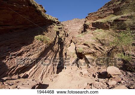 Garganta del Diablo rock formation in Quebrada de las Conchas, Valles Calchaquies, Salta, Argentina View Large Photo Image Stock Photo - Garganta del Diablo rock formation in Quebrada de las Conchas, Valles Calchaquies, Salta, Argentina. Fotosearch