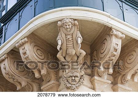 Gargoyle Under The Balcony Of The Grandmaster's Palace, Valletta, Malta View Large Photo Image Stock Photo - Gargoyle Under The Balcony Of The Grandmaster's Palace, Valletta, Malta. Fotosearch