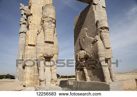 Gate of All Lands; Persepolis, Iran View Large Photo Image Stock Image - Gate of All Lands; Persepolis, Iran. Fotosearch