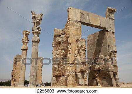 Stock Image - Gate of All lands; Persepolis, Iran. Fotosearch