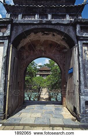 Stock Photography - Gate Of Tomb Of Minh Mang. Fotosearch