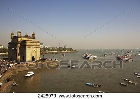 Gateway of India; Mumbai, India View Large Photo Image Stock Photo - Gateway of India; Mumbai, India. Fotosearch
