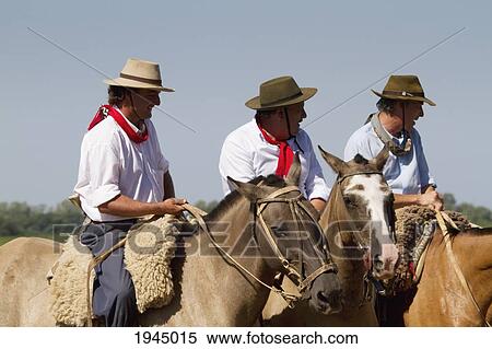Gauchos on horses, Estancia Santa Susana, Los Cardales, Provincia de Buenos Aires, Argentina View Large Photo Image Stock Photography - Gauchos on horses, Estancia Santa Susana, Los Cardales, Provincia de Buenos Aires, Argentina. Fotosearch